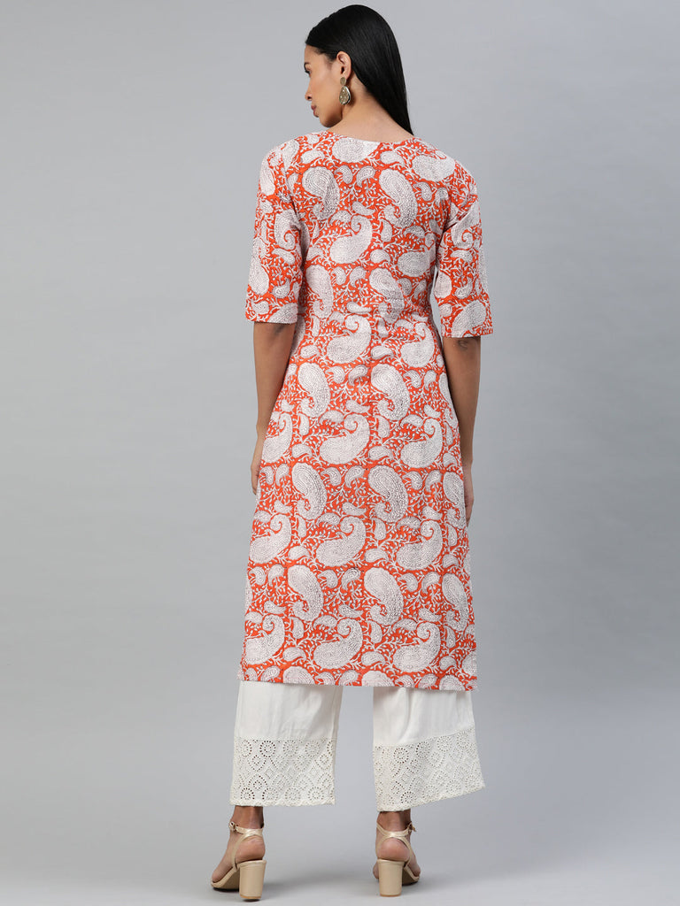 Printed Straight Kurta