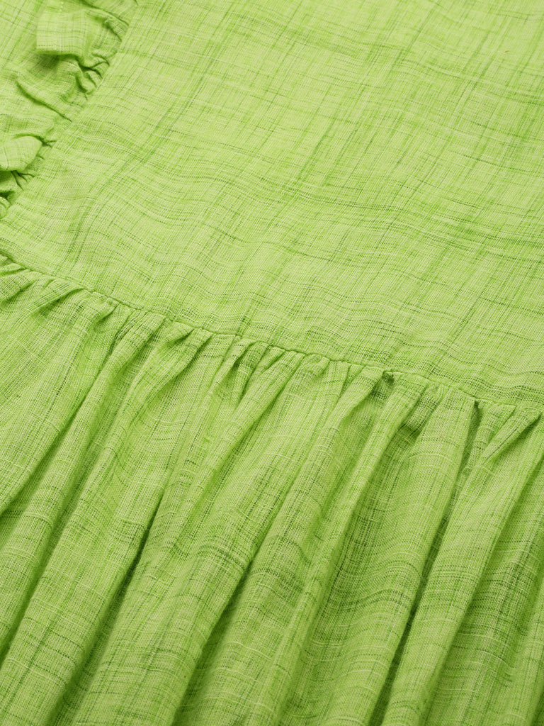 Lime Green Maternity Dress