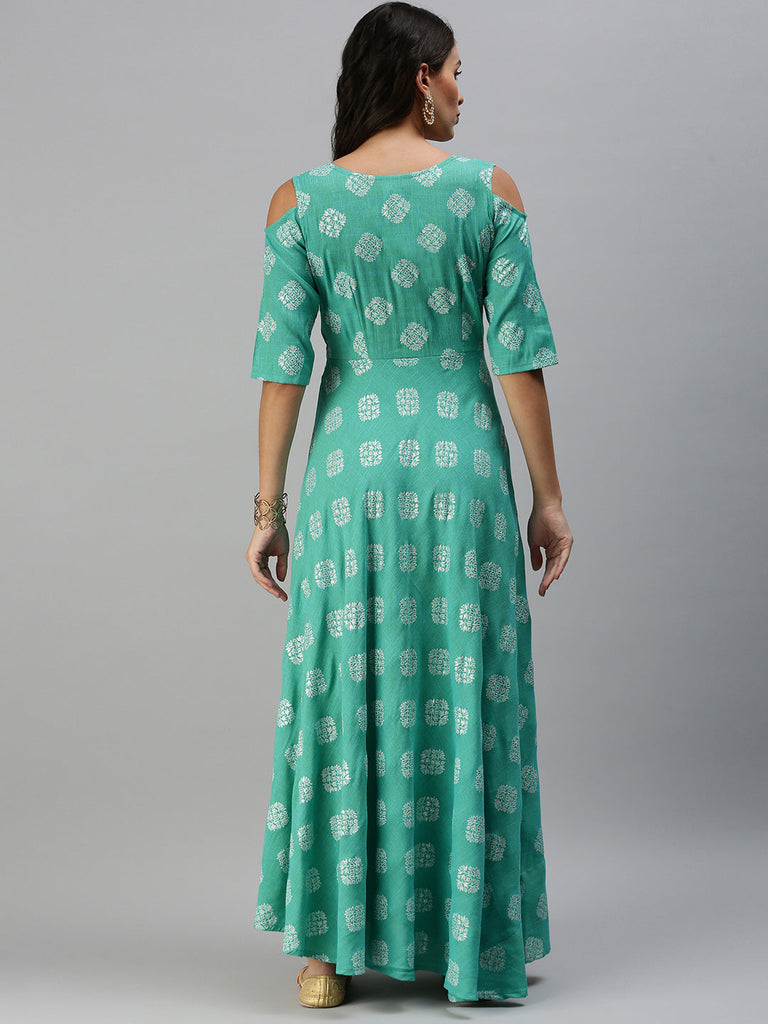 Sea Green Maternity Dress