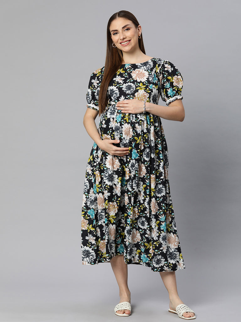 Black Maternity Dress