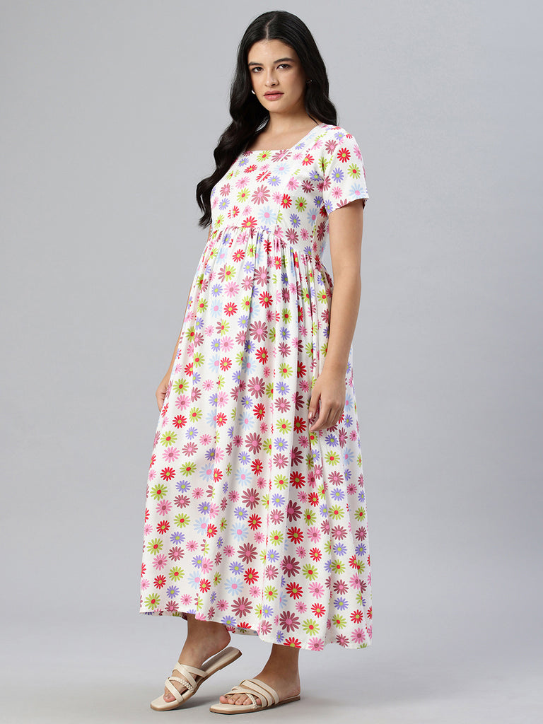 Floral Maternity Dress