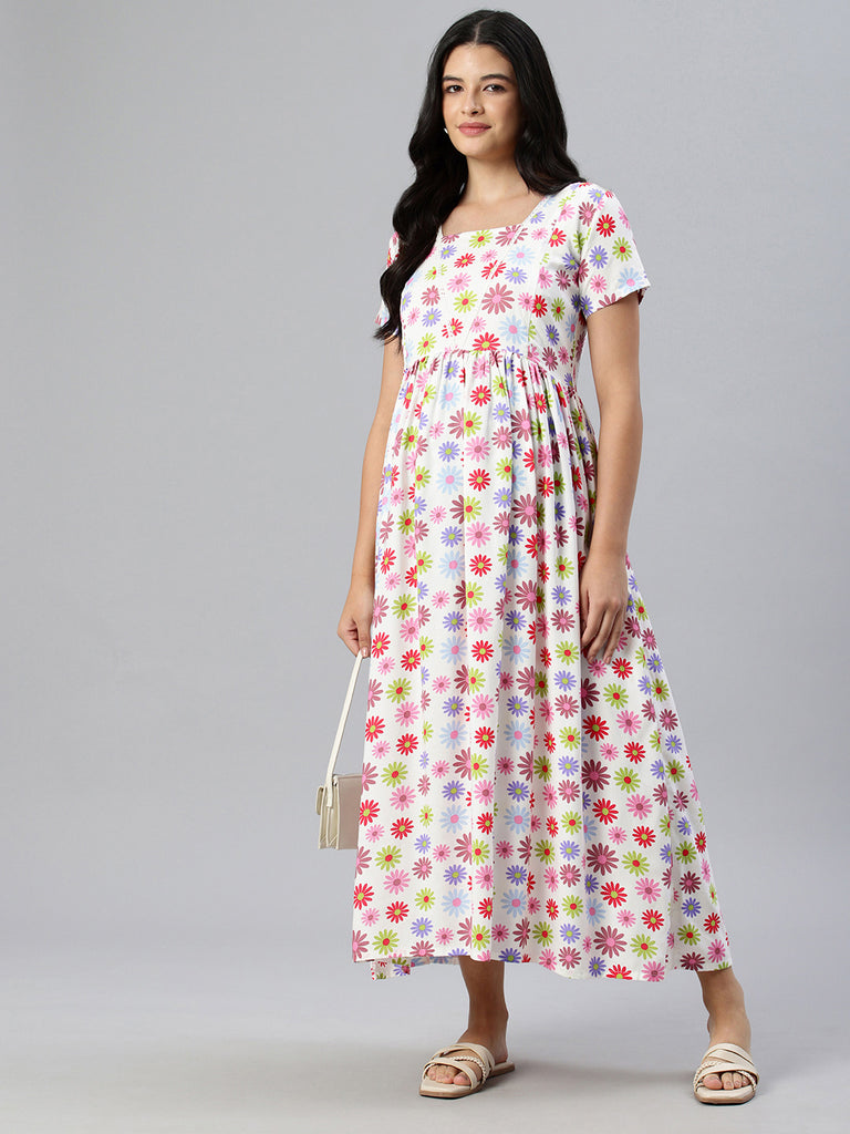 Floral Maternity Dress