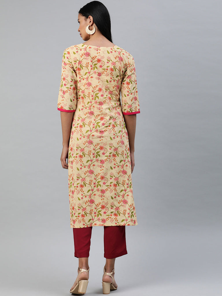 Printed Straight Kurta